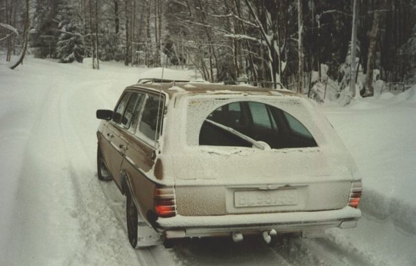 Norwegische Winterstimmung, '81 300TD Turbodiesel