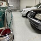 My '66 W111 with his younger cousins, '95 W140 S420L and '93 C124 300CE